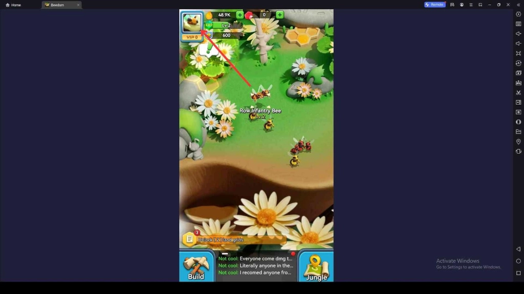 Redeeming Process for the Codes in Beedom Casual Strategy Game