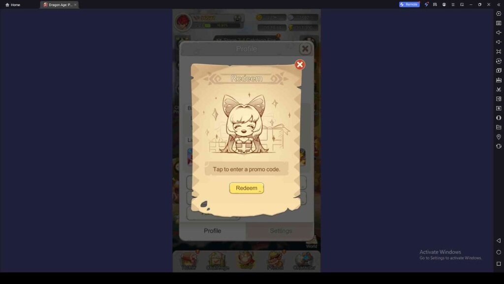 Redeeming Process for the Codes