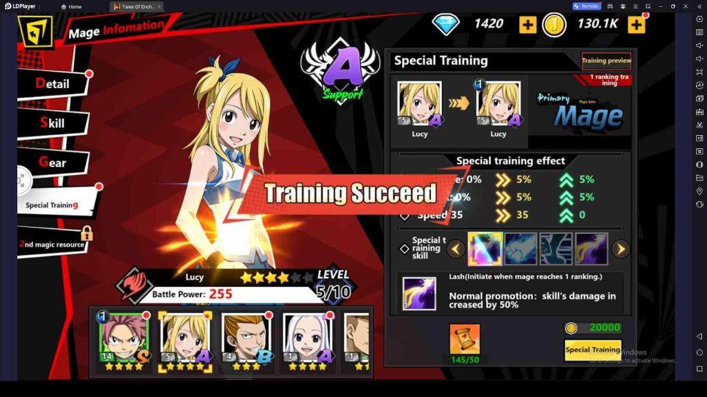 Special Training for Passive Abilities