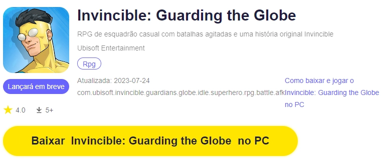 Uma nova história do universo de Invincible te espera em Invincible: Guarding the Globe!