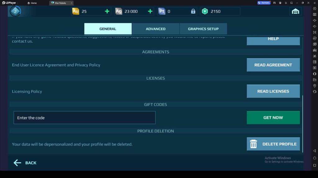 Redeeming Process for War Robots Multiplayer Battles