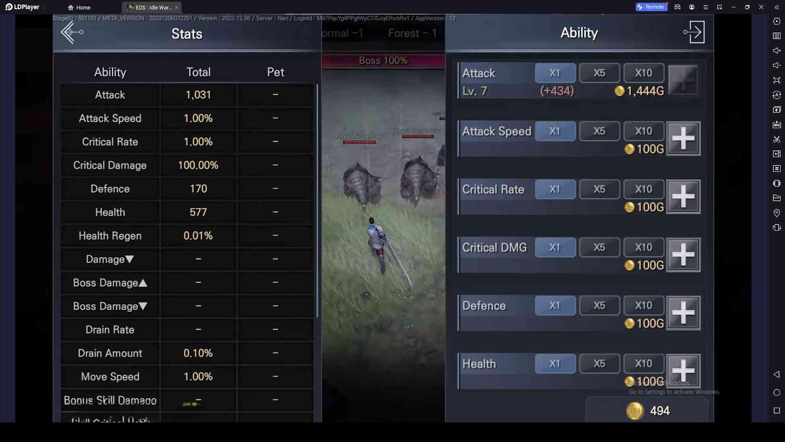 Improve Ability Stats