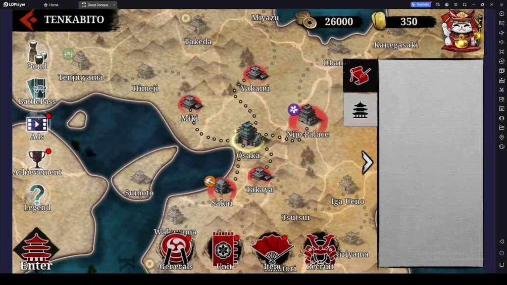 Game Modes to Complete in Great Conqueror 2: Shogun