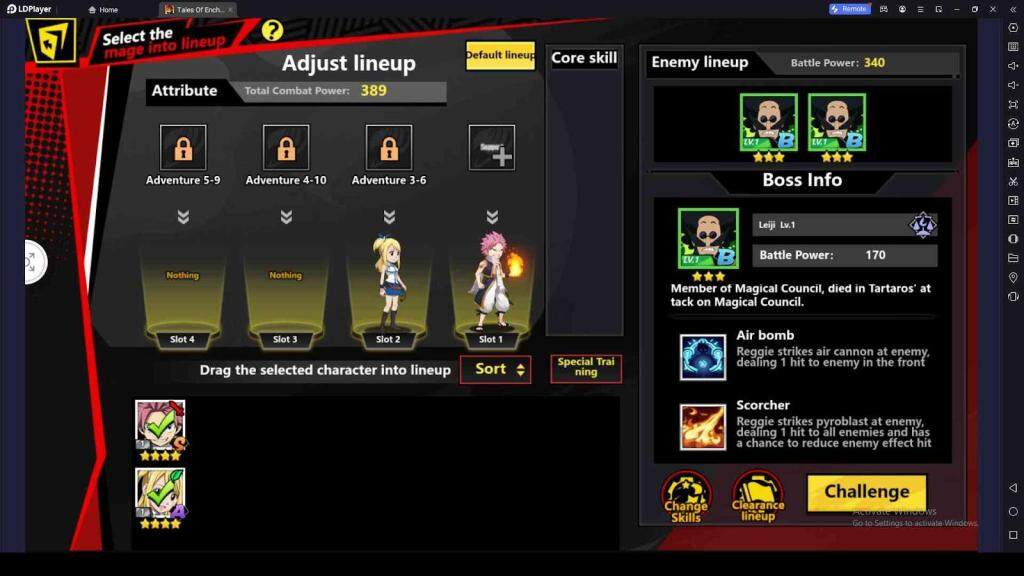 Selecting Support Mages