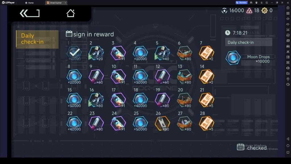 Droid Gunner Activities for Newcomer