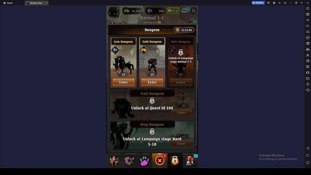 Challenge Higher-Level Dungeons to Get More Rewards