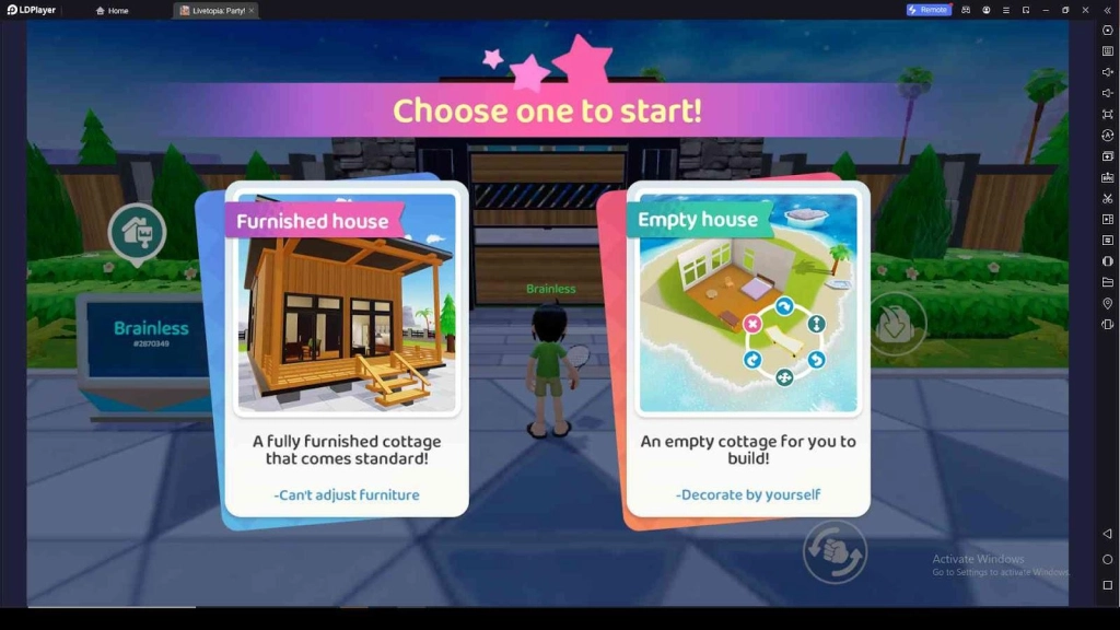 A Home for You to Live in Livetopia: Party!