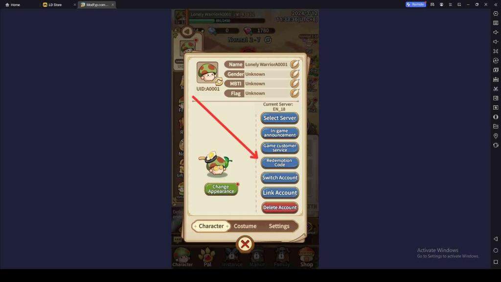 Redeeming Process for Maple Rush Codes