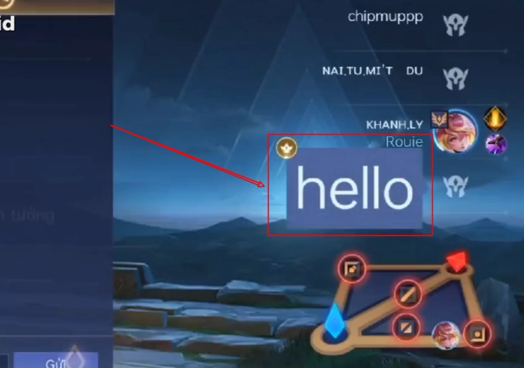 Garena Liên Quân Mobile: Cách gõ chữ chat siêu to khổng lồ đặc biệt bắt mắt