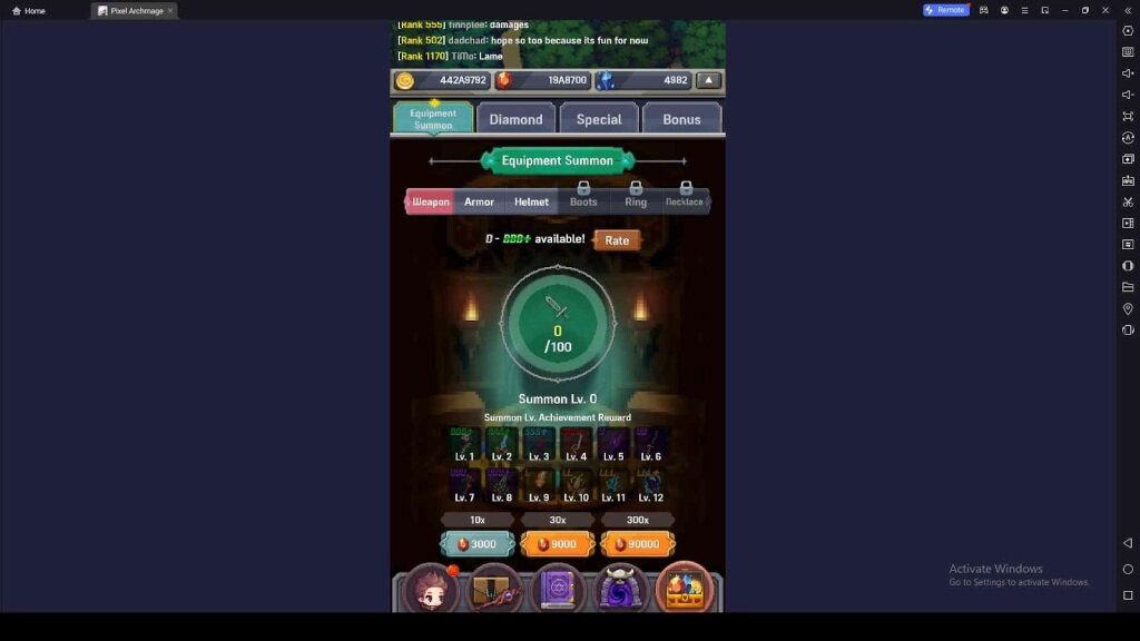 Activate the Collection Buffs 