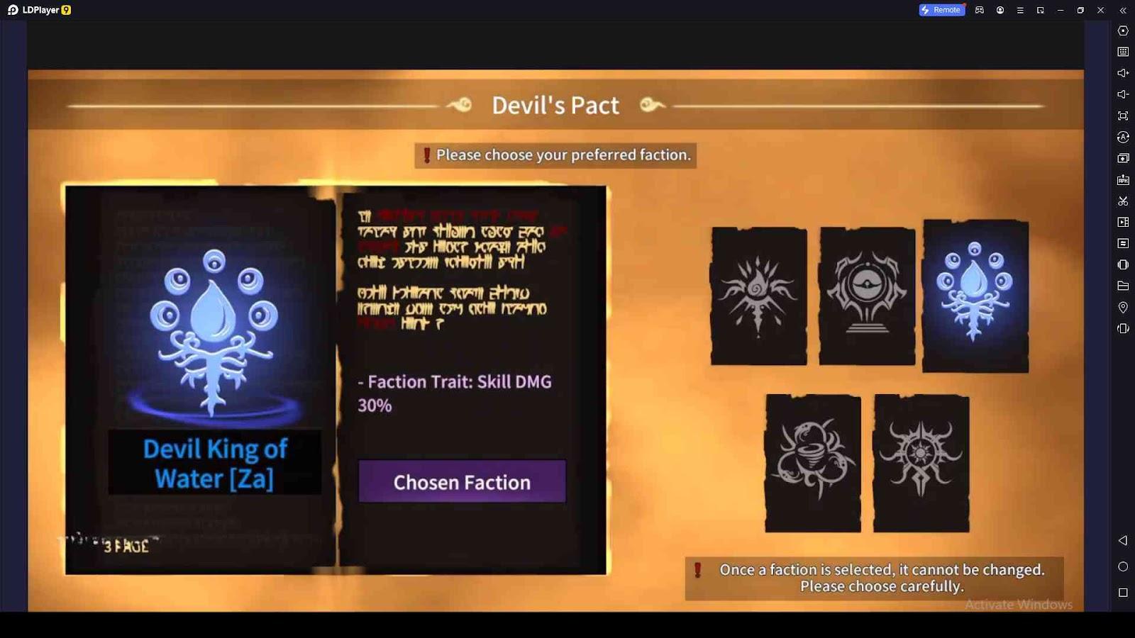 Choose Your Favorite Devil Faction