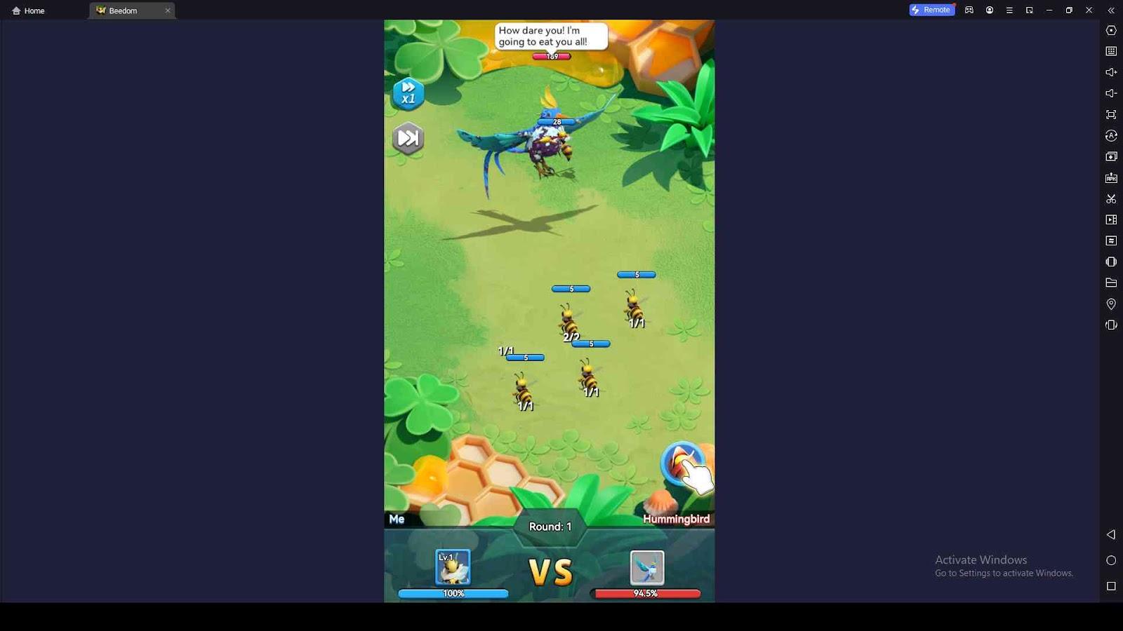 Fight against Dangerous Plants in Beedom: Casual Strategy Game