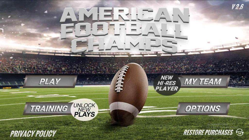 American Football Champs