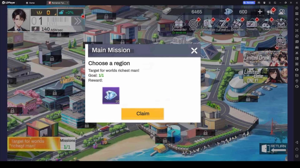 Complete the Main Missions