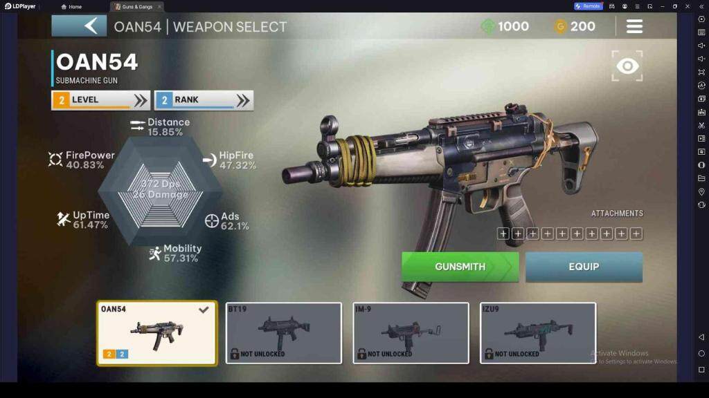 Deep Customizations for Each Weapon