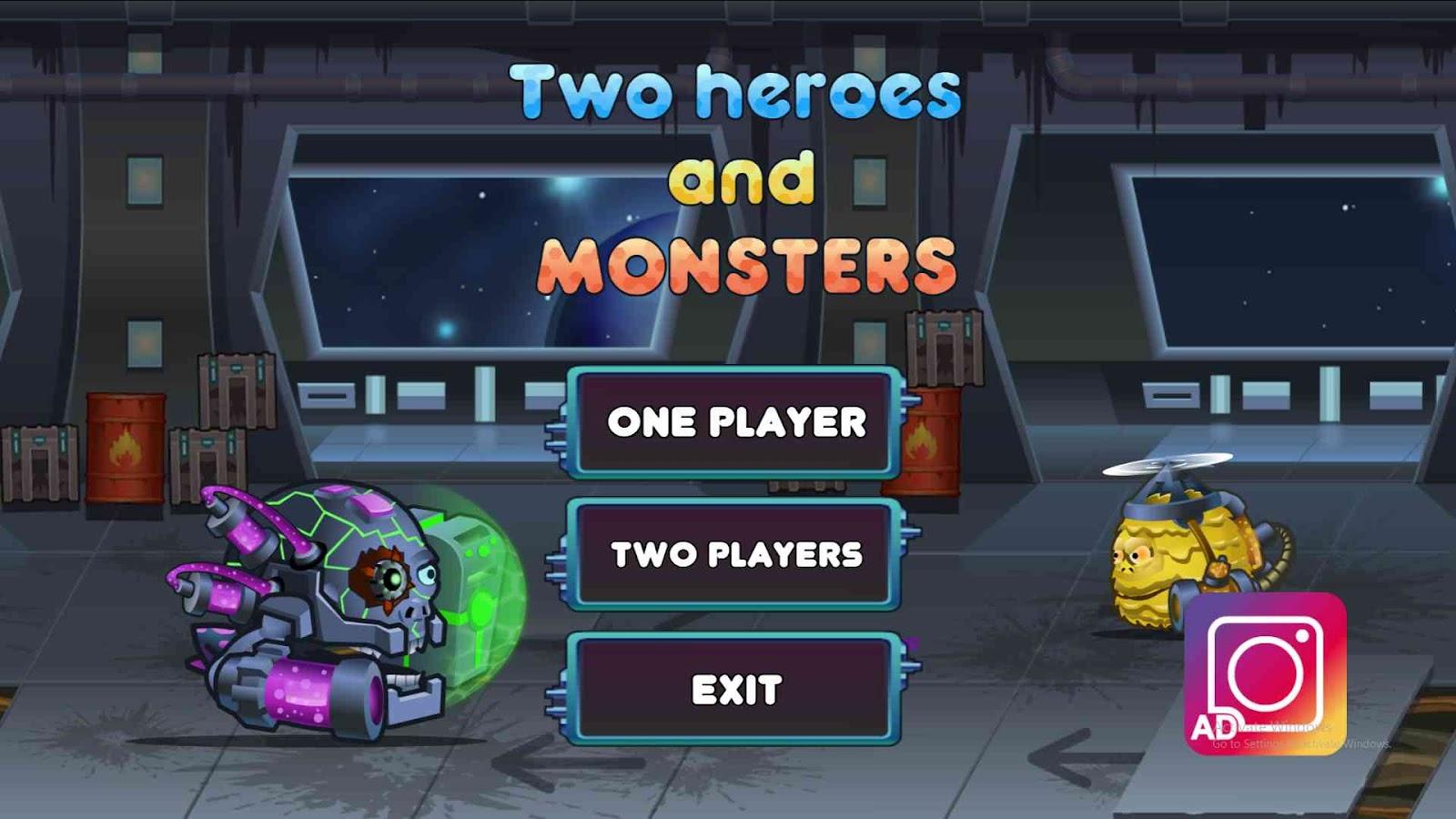 2 Heroes & Monsters: 2 players