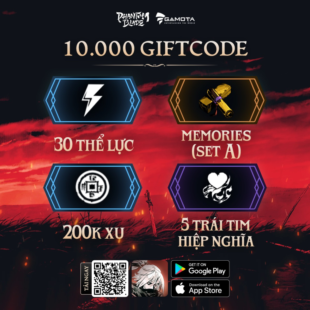 Phantom Blade: Executioners: Tổng hợp giftcode, cách nhập và cách tải & chơi trên PC