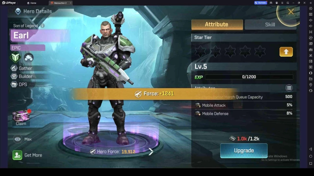 How Do You Enhance the Heroes in Marsaction 2: Space Homestead