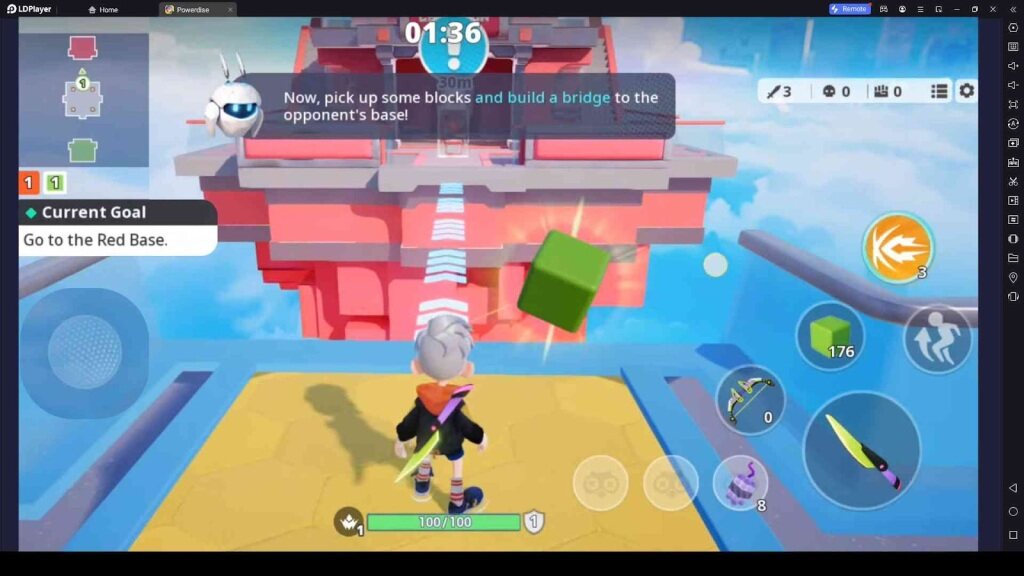 Use Blocks to Build Bridges in Powerdise