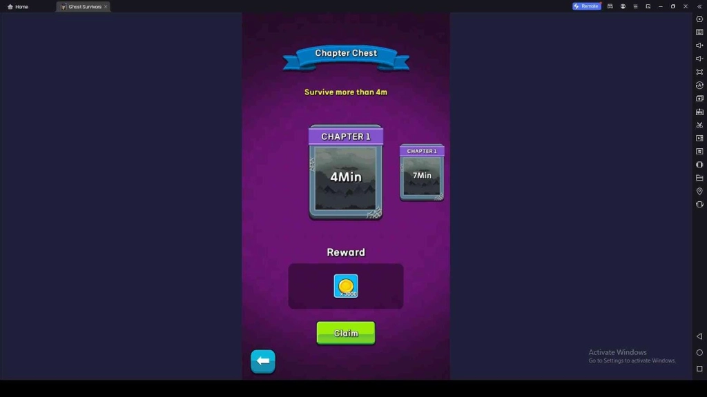 Obtain Chapter Chests by Completing Objectives