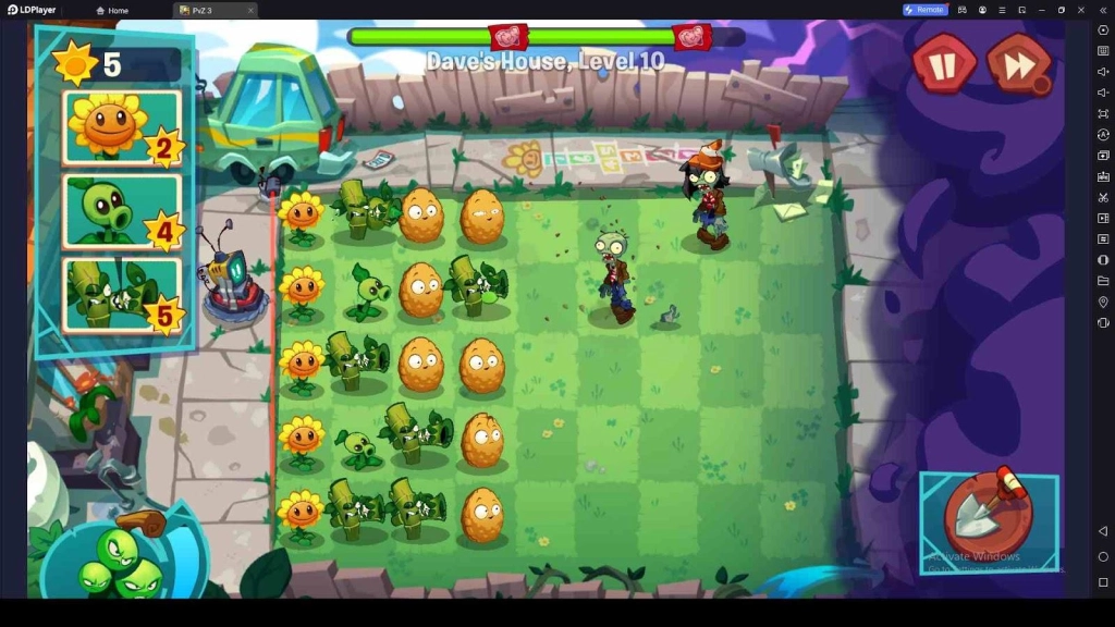 Wall Nuts to Delay the Zombies