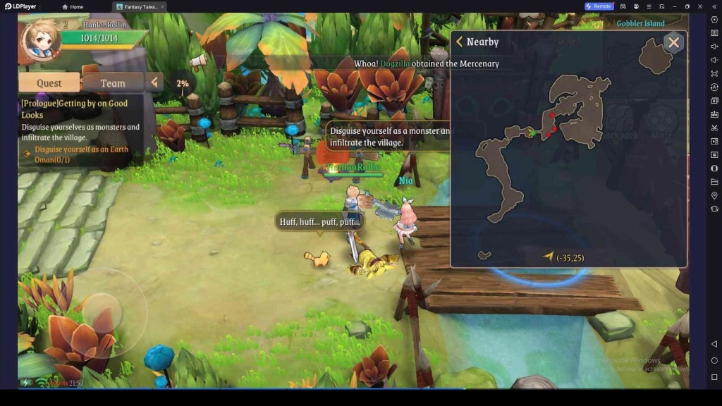 Use the Mini Map