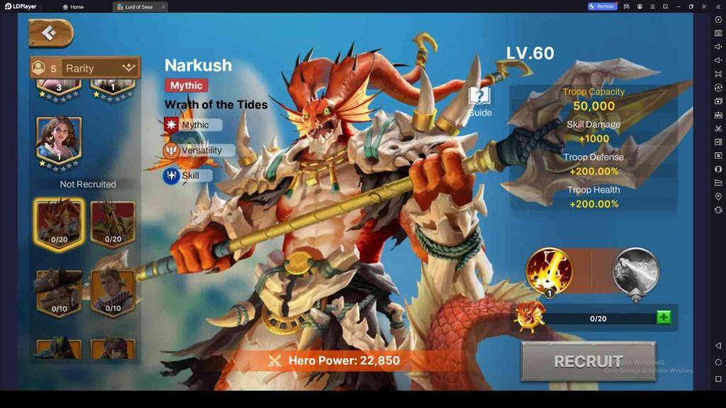 The Best Characters in Lord of Seas: Odyssey Tier List