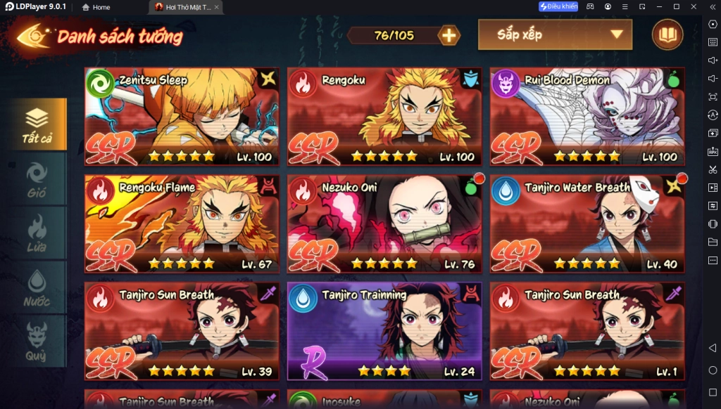 Hơi Thở Mặt Trời: Tier List/Bảng Xếp Hạng Nhân Vật