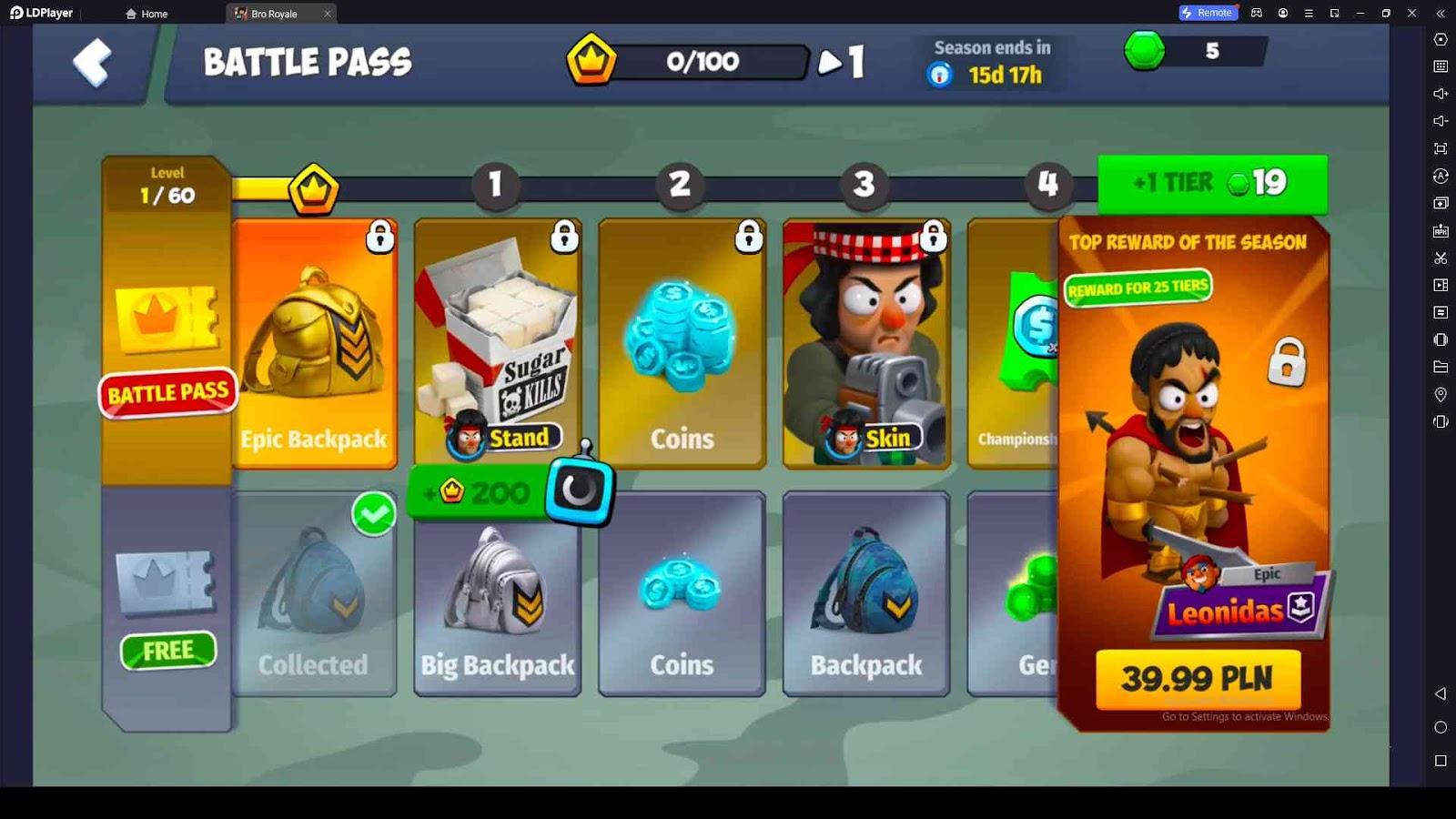 Collect Battle Pass Points for Battle Pass Rewards