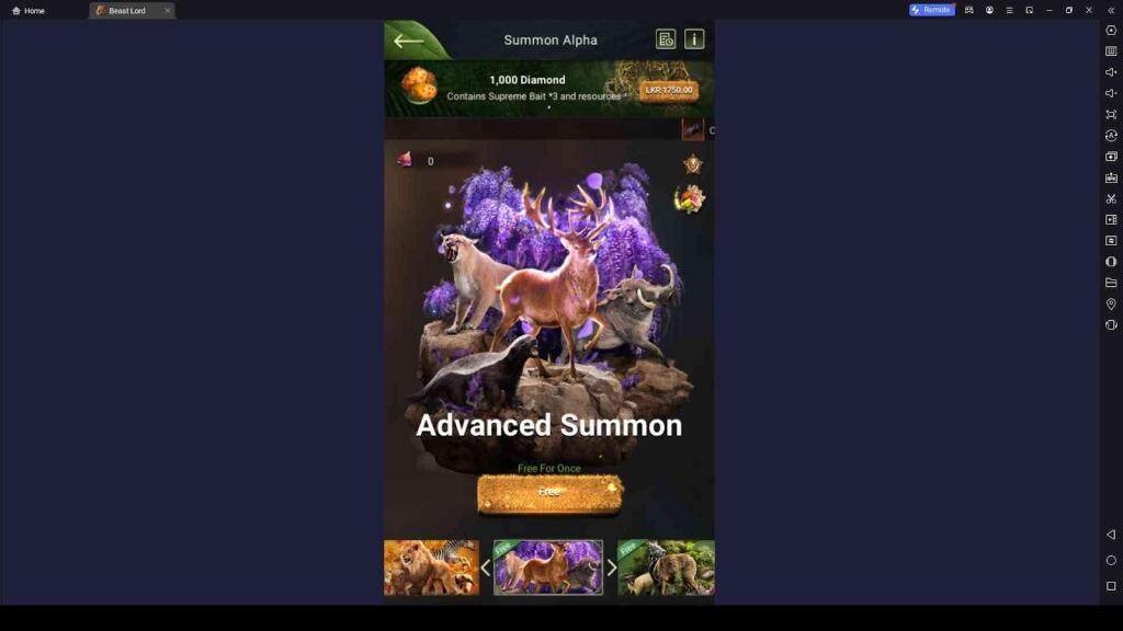 Summon the Strongest Alpha Beasts in Beast Lord: The New Land