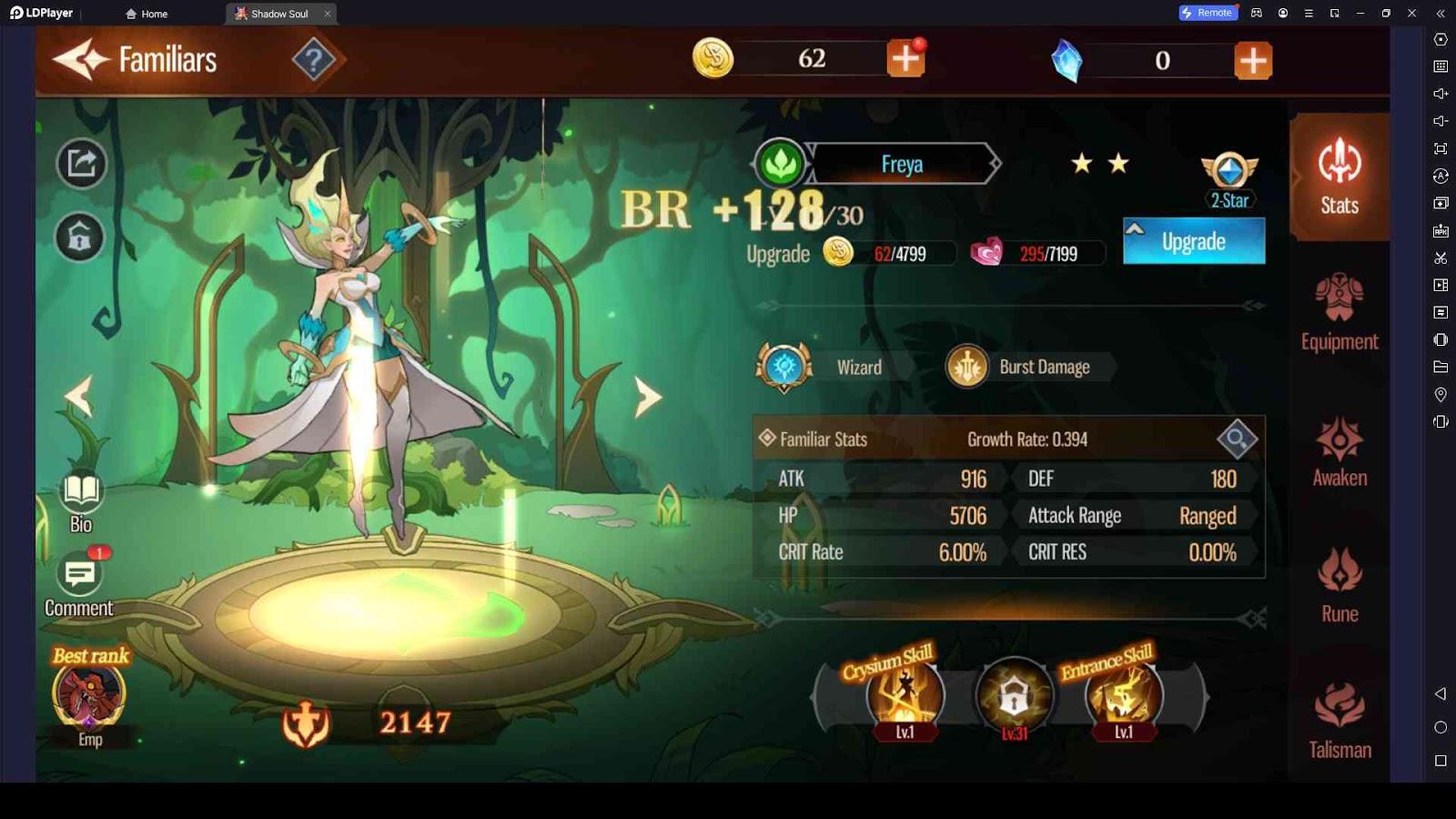 Strengthen the Familiars in Shadow Soul: RPG Dungeon Raid