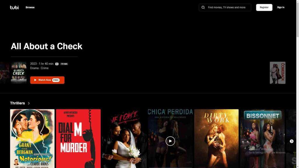10.  Tubi: Movies & Live TV