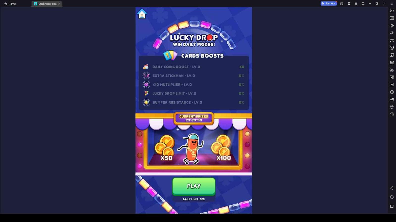 Play Lucky Drop and Win Daily Prizes