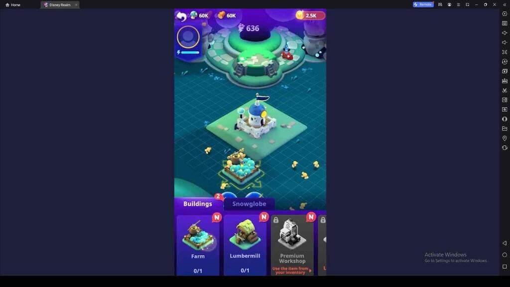 Rebuild the Town in Disney Realm Breakers