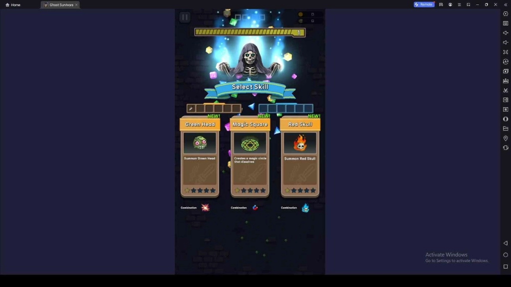 Equip the Best Moves in Ghost Survivors : Pixel Hunt