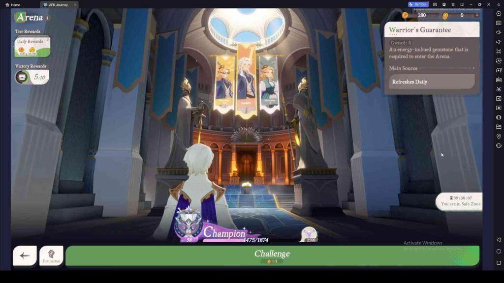Take Part in Arena Battles