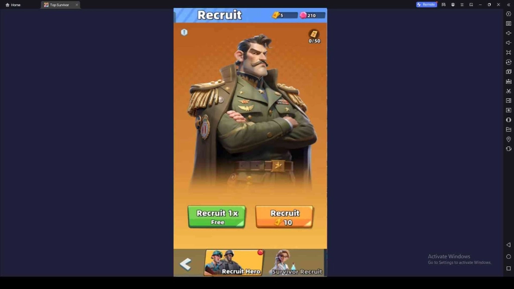Recruit the Strongest Heroes 