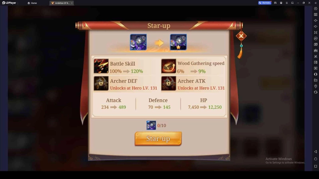 Hero Star Enhancements