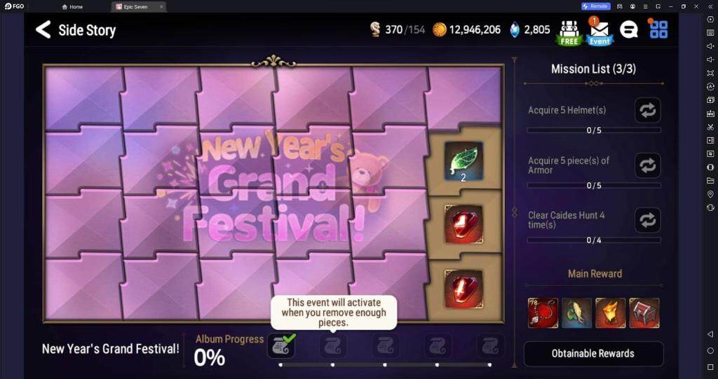 Epic Seven Lunar New Year Celebration Campaign Event Guide