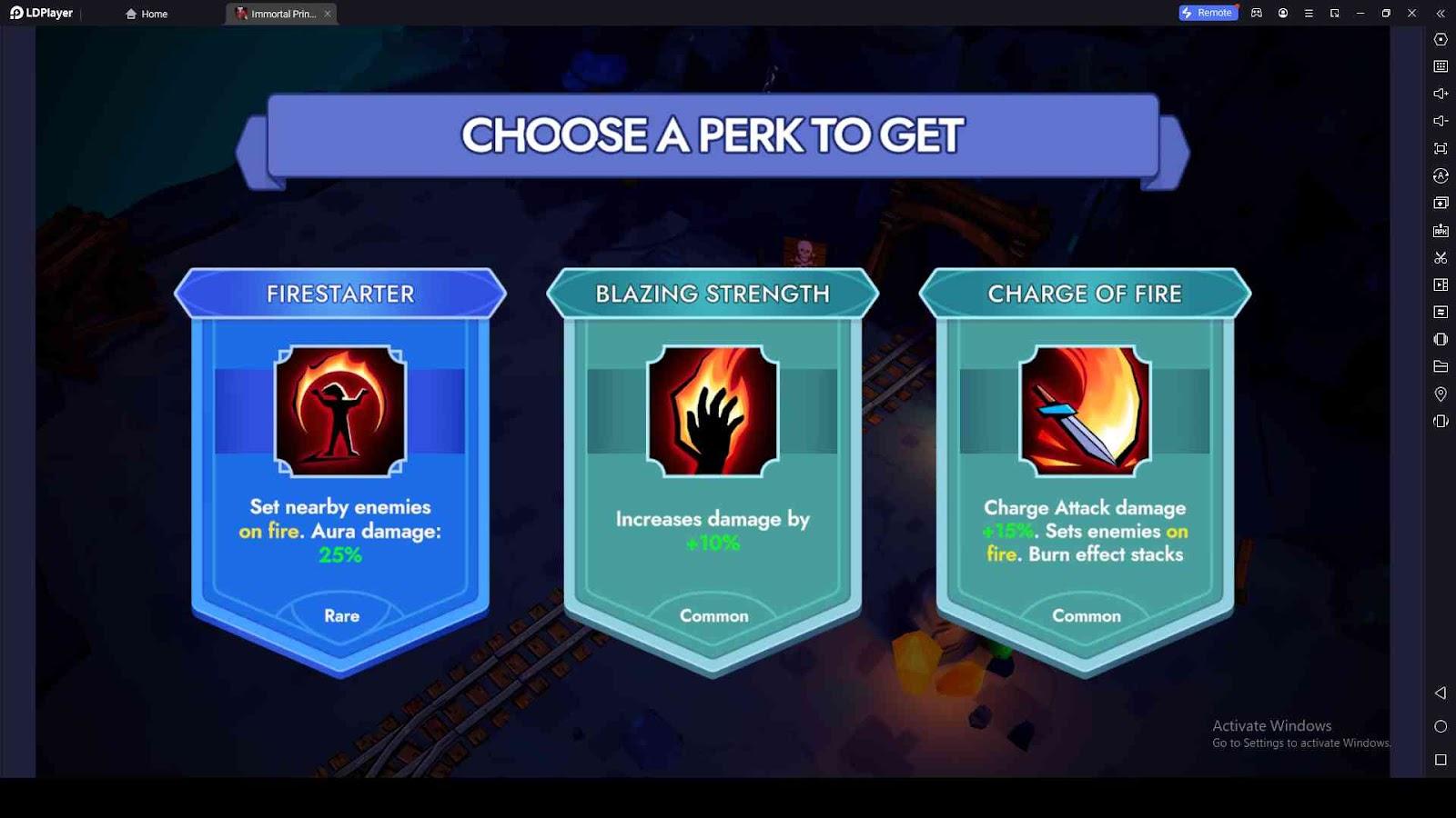 Select Perks Wisely