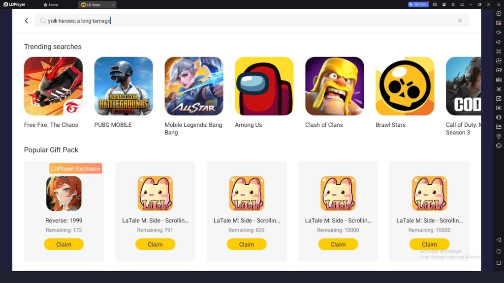 Playing Yolk Heroes on PC with LDPlayer