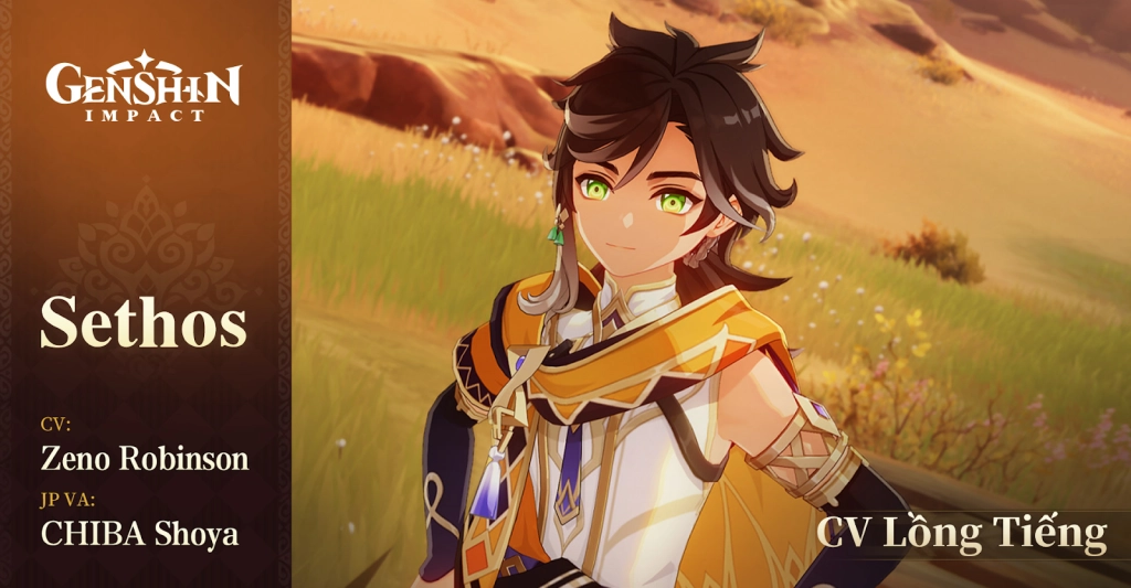 Genshin Impact: hé lộ nhân vật Sethos, bé trai hệ lôi siêu cute