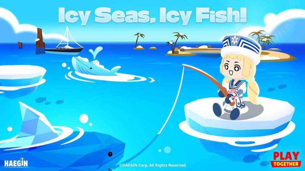 Icy Fish Appear in the Frigid Sea in "Play Together"