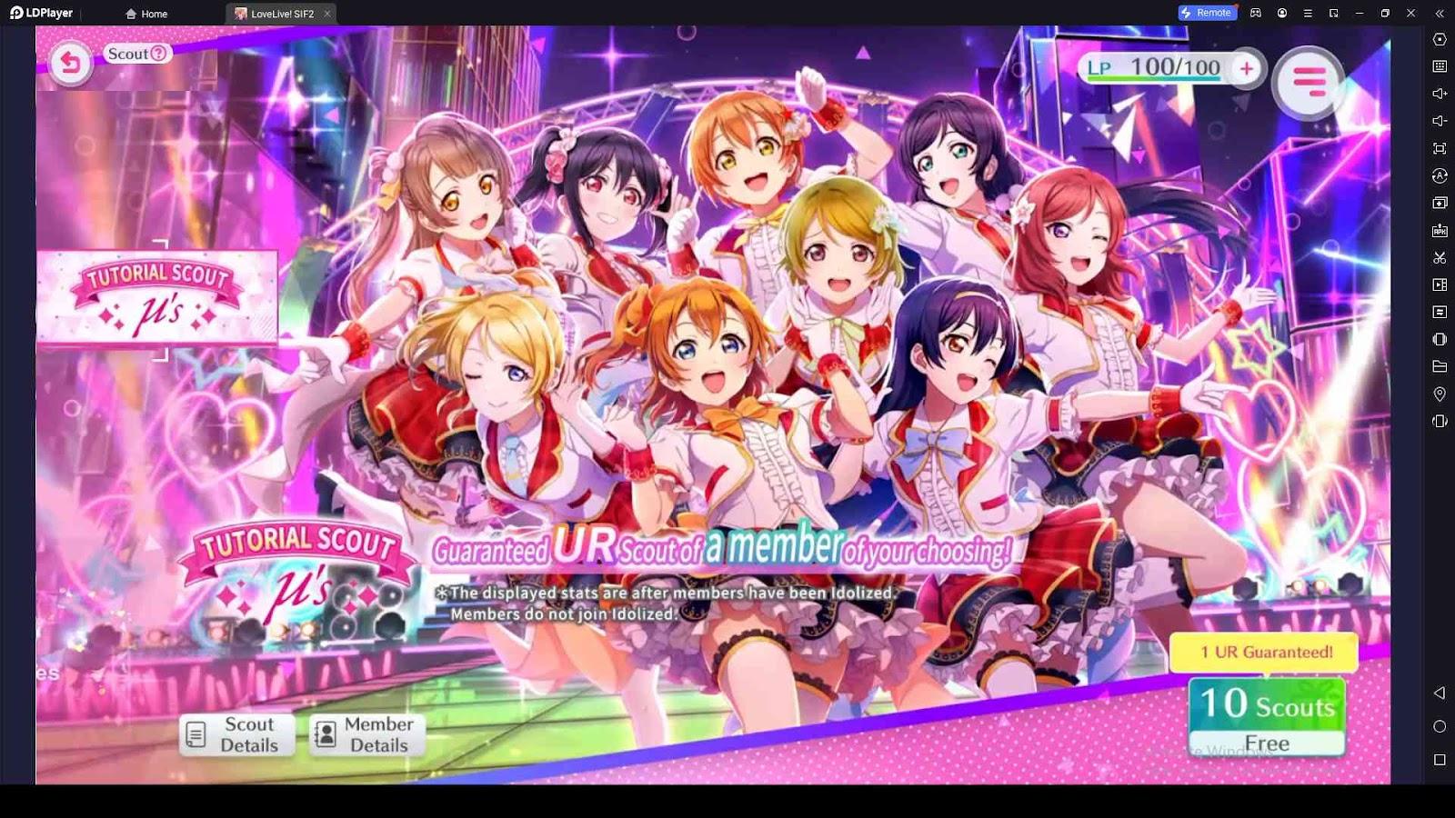 Scout New Members in Love Live! SIF2