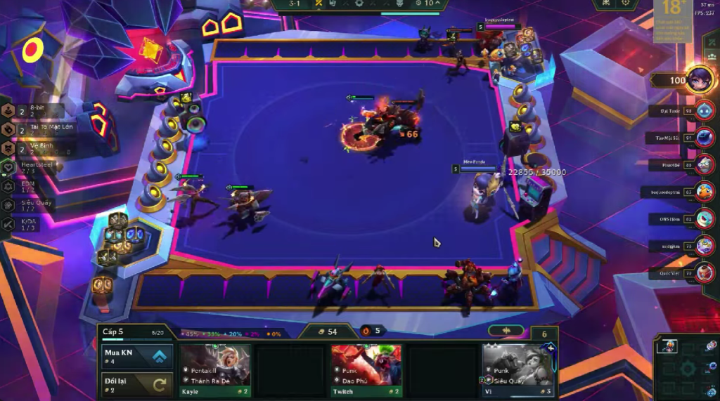 ĐTCL: Đấu Trường Chân Lý (TFT): Spam Top 1 Với Đội Hình Ezreal Tai To Mặt Lớn