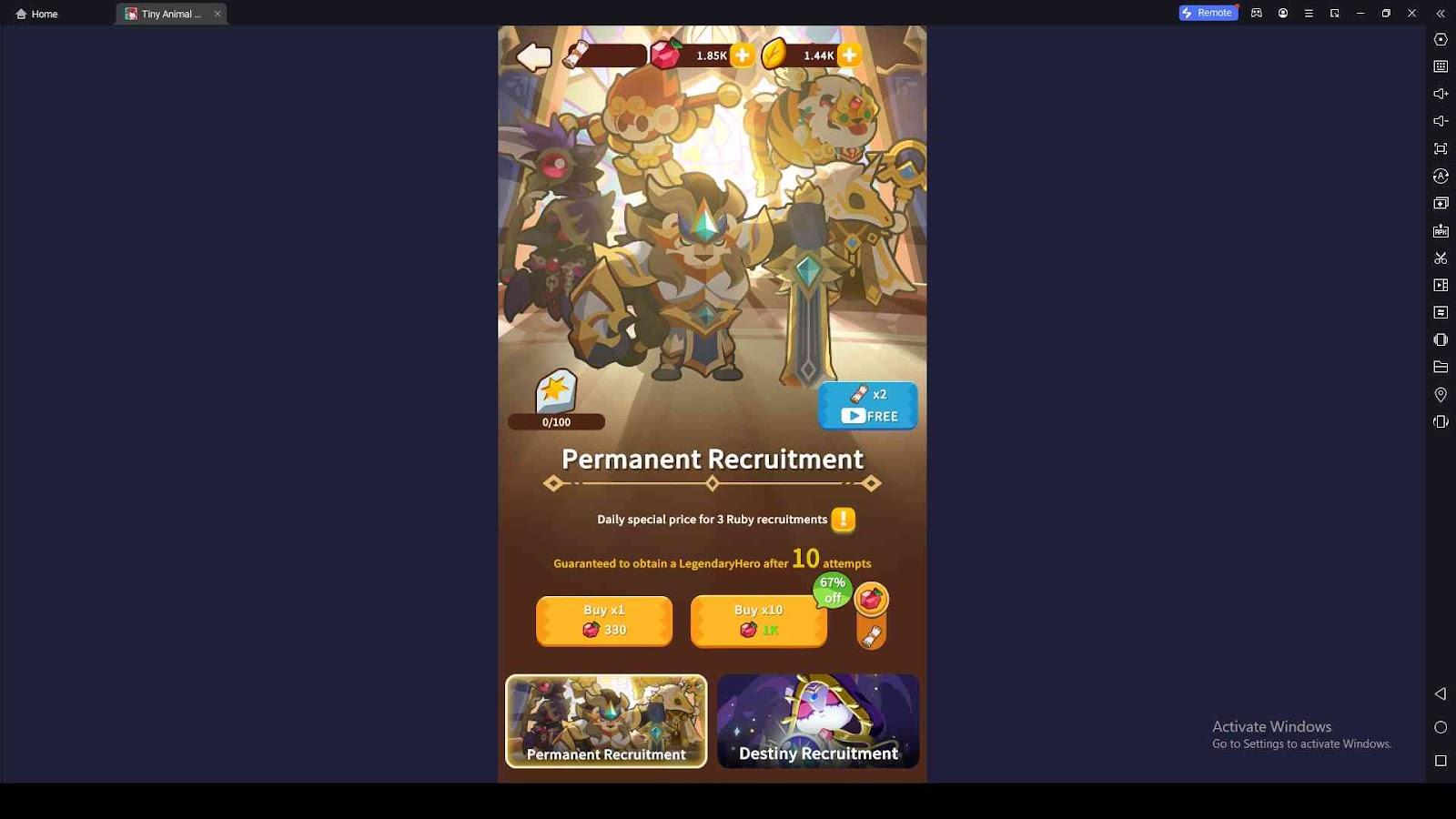 Recruit the Legendary Heroes to Win Battles