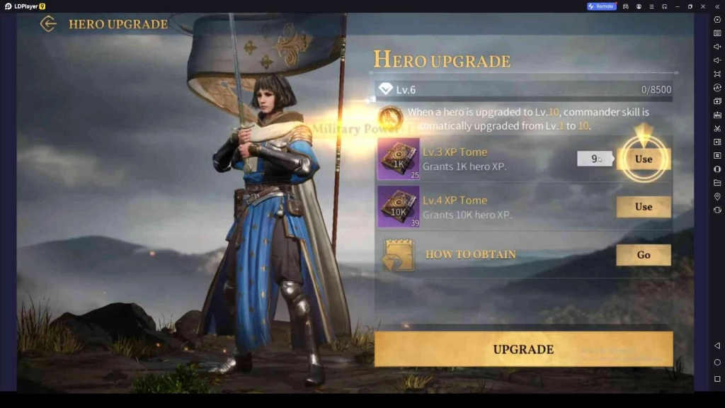 Upgrade Both Units and Heroes