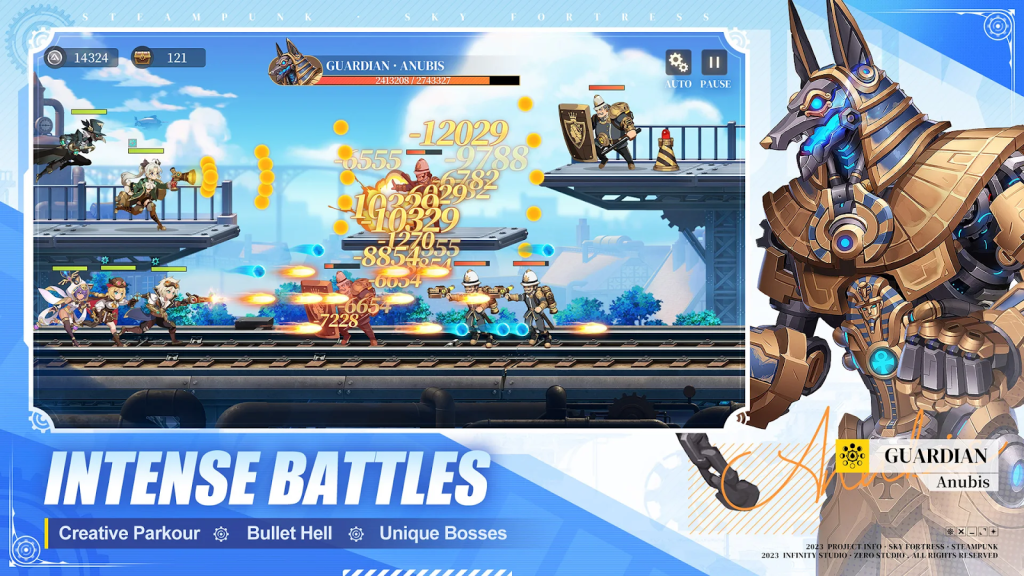 Um novo RPG Bullet Hell foi lançado, conheça o Sky Fortress: Odyssey!