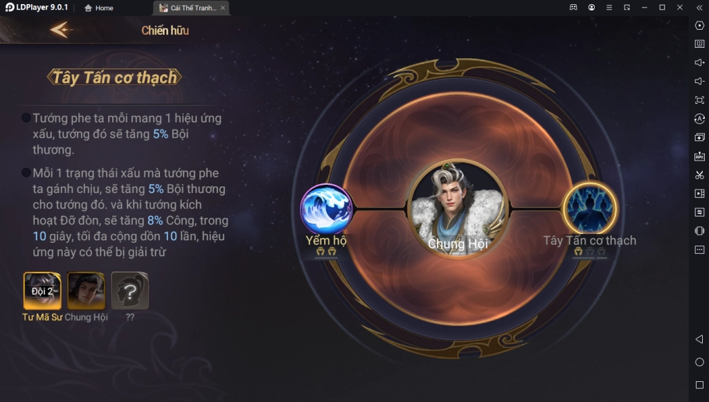 Garena Cái Thế Tranh Hùng: Hướng Dẫn Build Chung Hội - Siêu Trợ Thủ