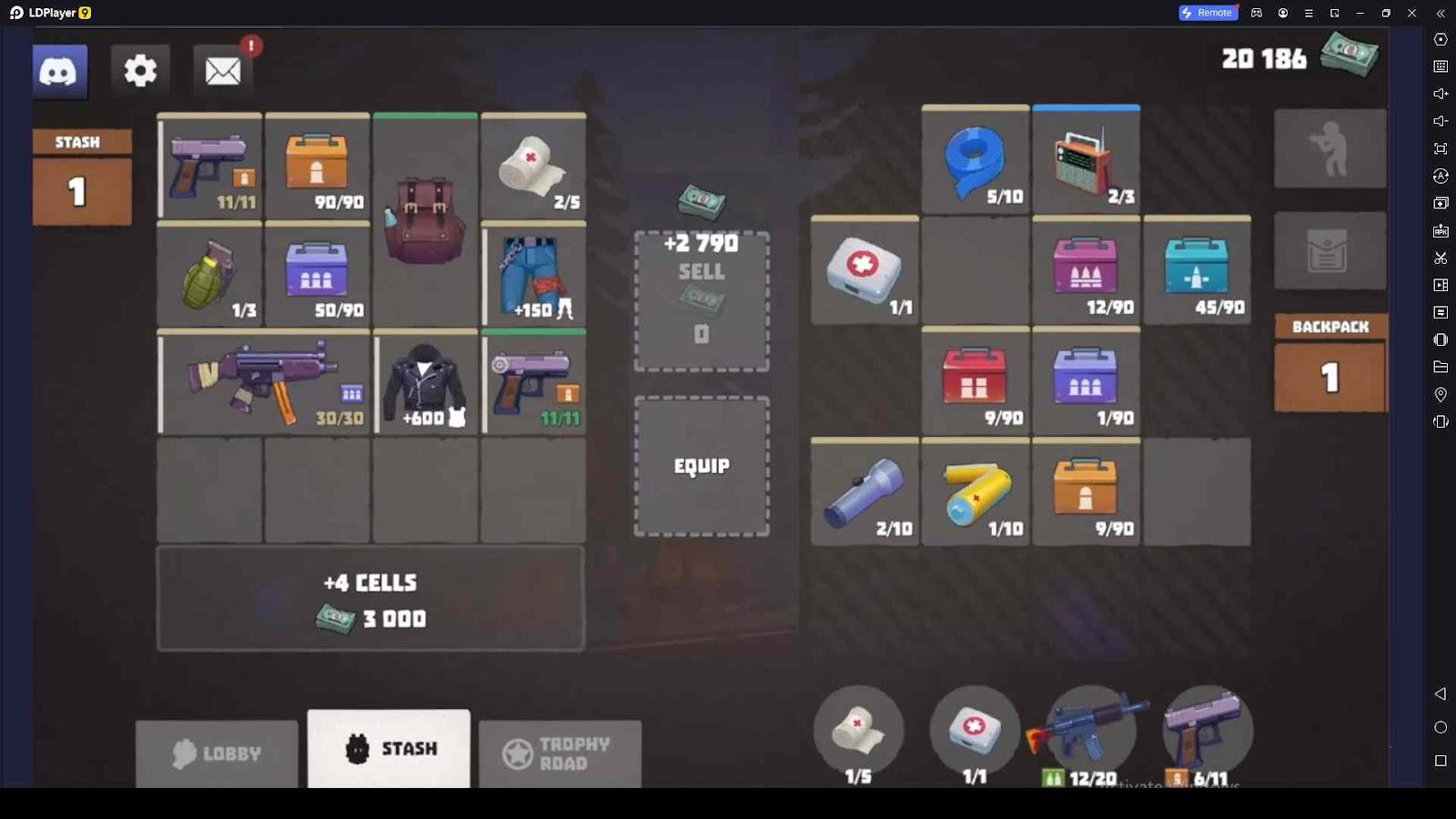You Can Sell Items for Cash